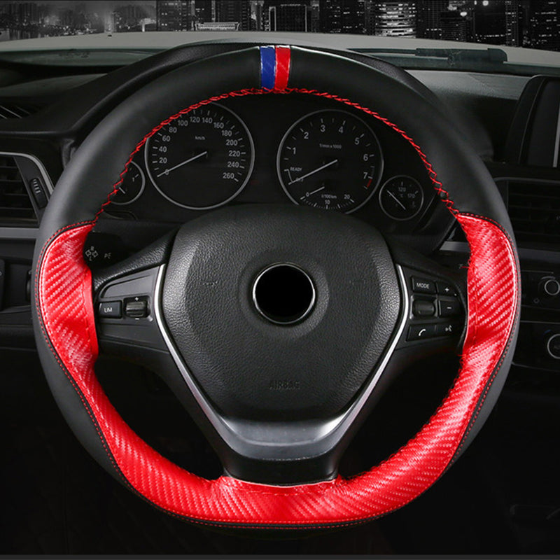 SR CVT27R 37-39 cm Steering Wheel Cover Black/Red